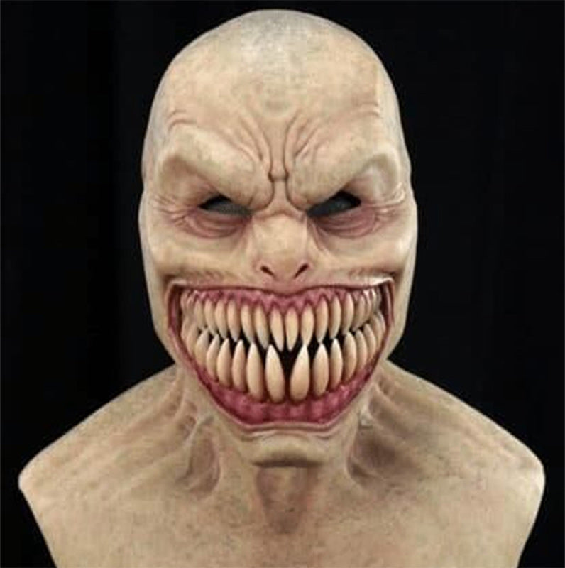 Maska starce s realistickou latexovou texturou pro autentické halloweenské kostýmy