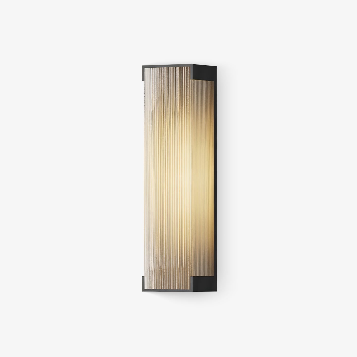 Luz de parede exterior com painel canelado | Ormexis
