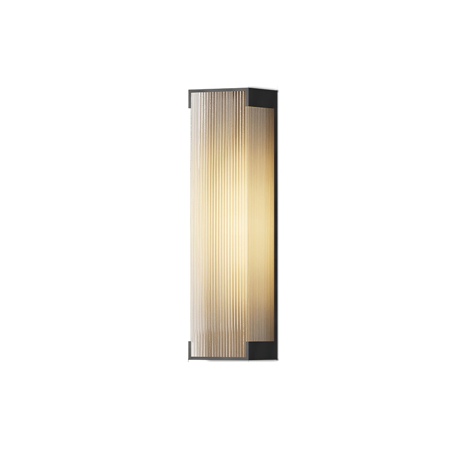 Luz de parede exterior com painel canelado | Ormexis