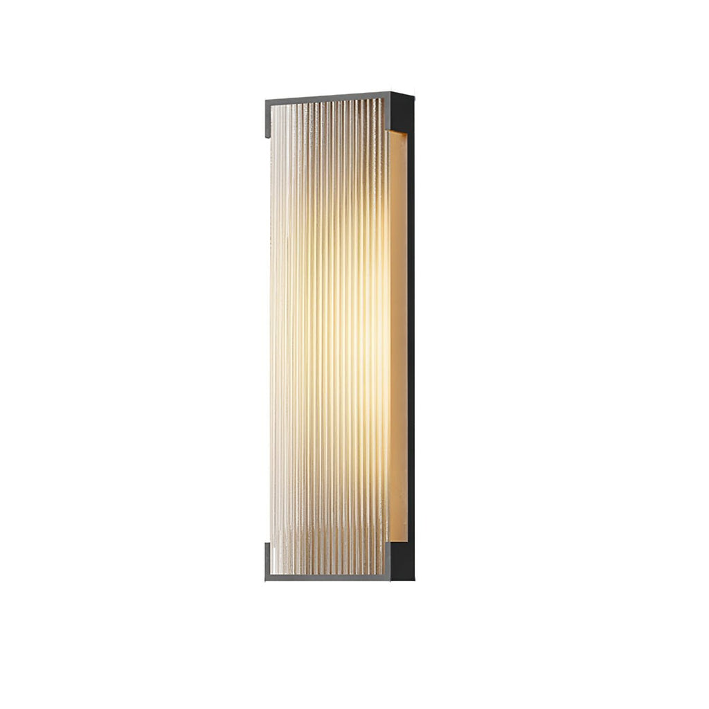 Luz de parede exterior com painel canelado | Ormexis