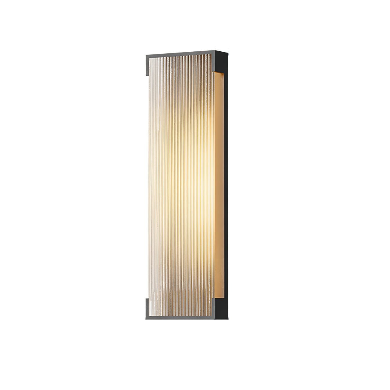 Luz de parede exterior com painel canelado | Ormexis