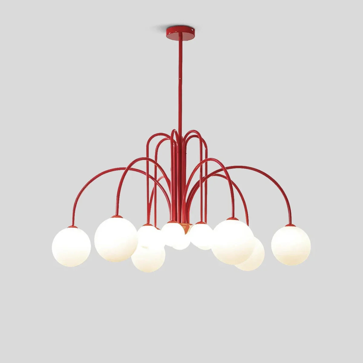 Avi Glass Chandelier With Double Layer Design Contemporary Ceiling Light
