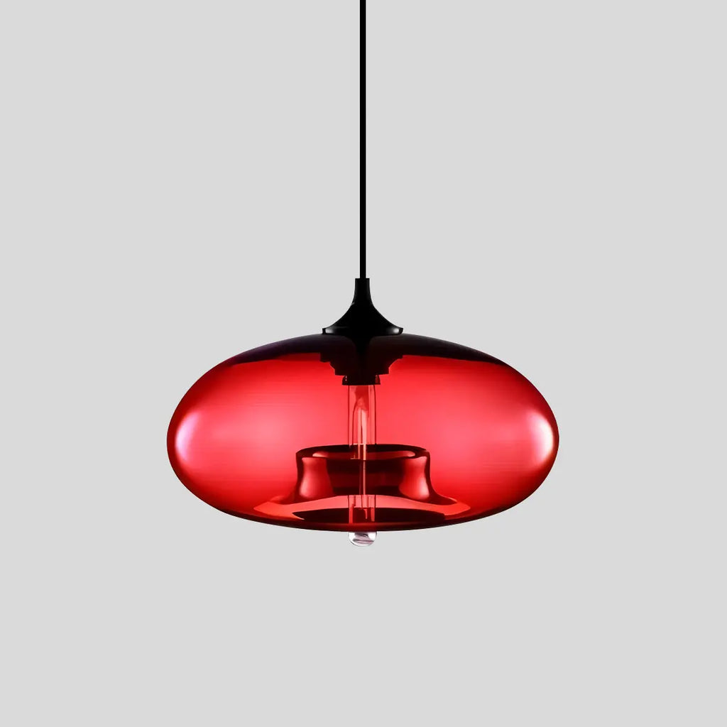 Vivid Glass Pendant Fixture for Dining Room Decor Accent