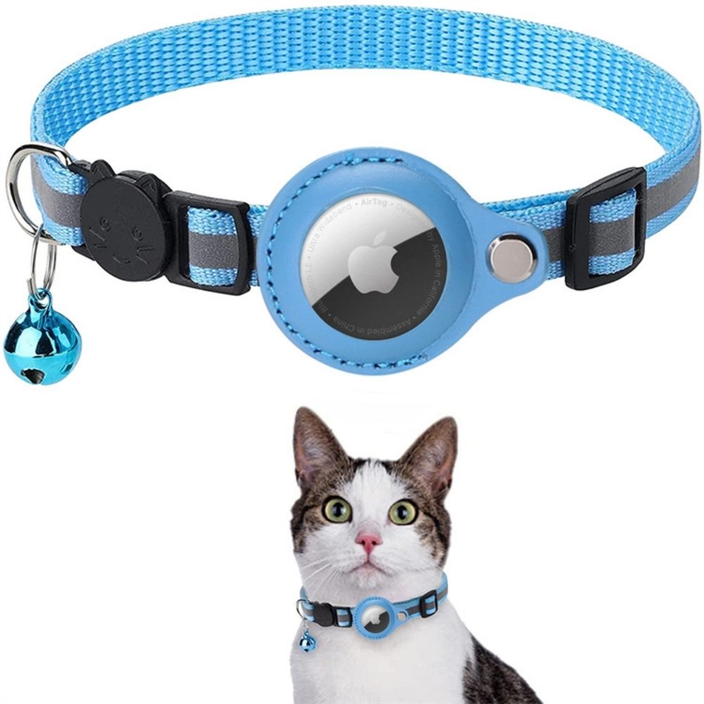 Reflektierendes Katzenhalsband mit GPS-Tracker und Schnellverschluss