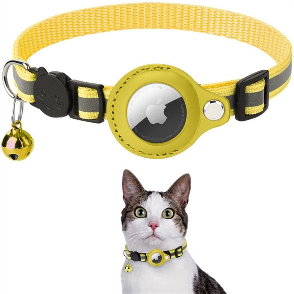 Reflektierendes Katzenhalsband mit GPS-Tracker und Schnellverschluss