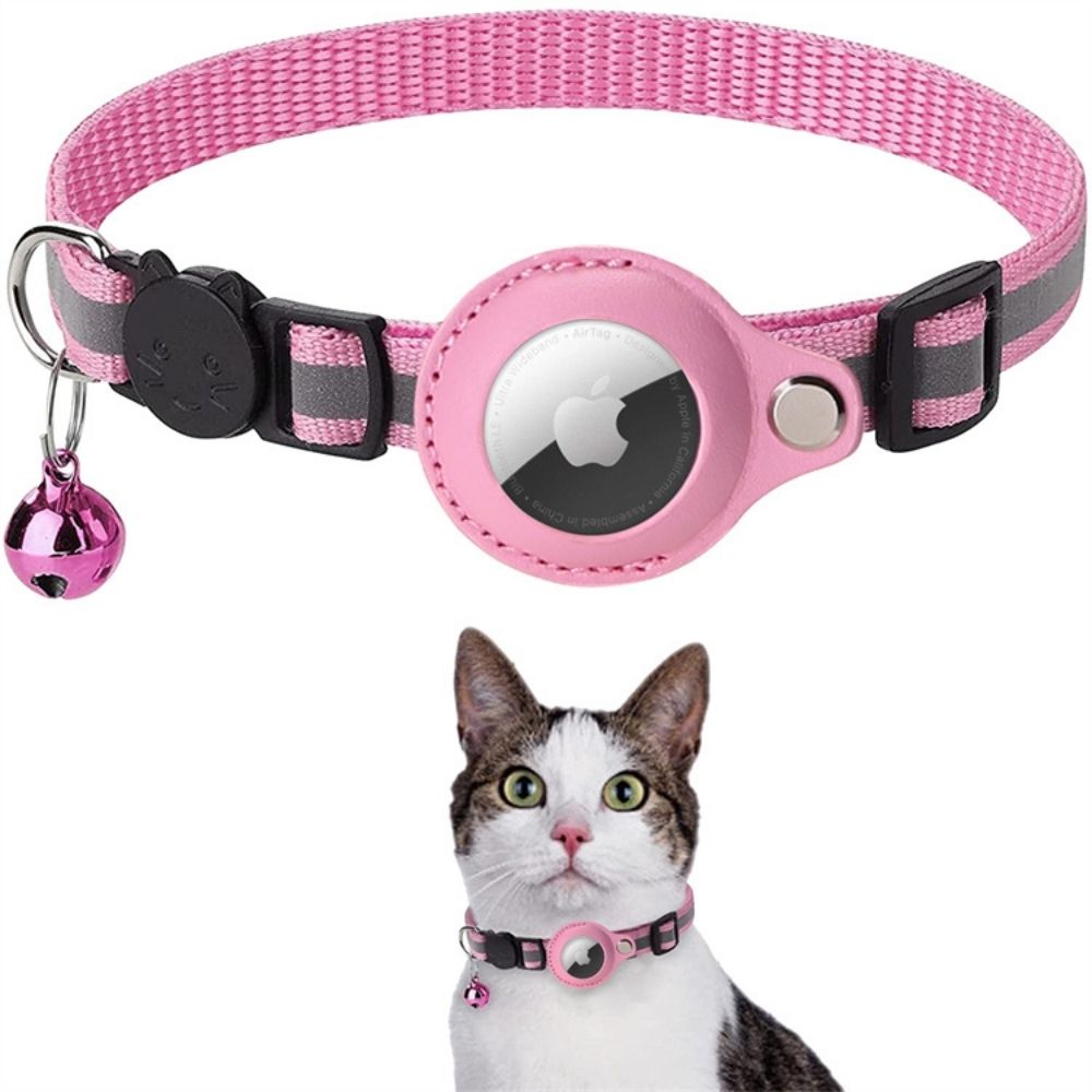 Reflektierendes Katzenhalsband mit GPS-Tracker und Schnellverschluss