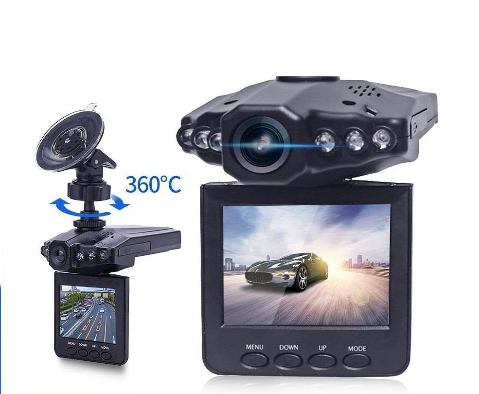 Caméra de tableau de bord fiable pour voiture 1080P Full HD Vision nocturne Design compact