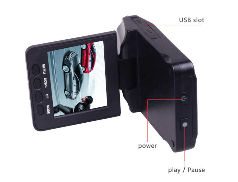 Caméra de tableau de bord fiable pour voiture 1080P Full HD Vision nocturne Design compact