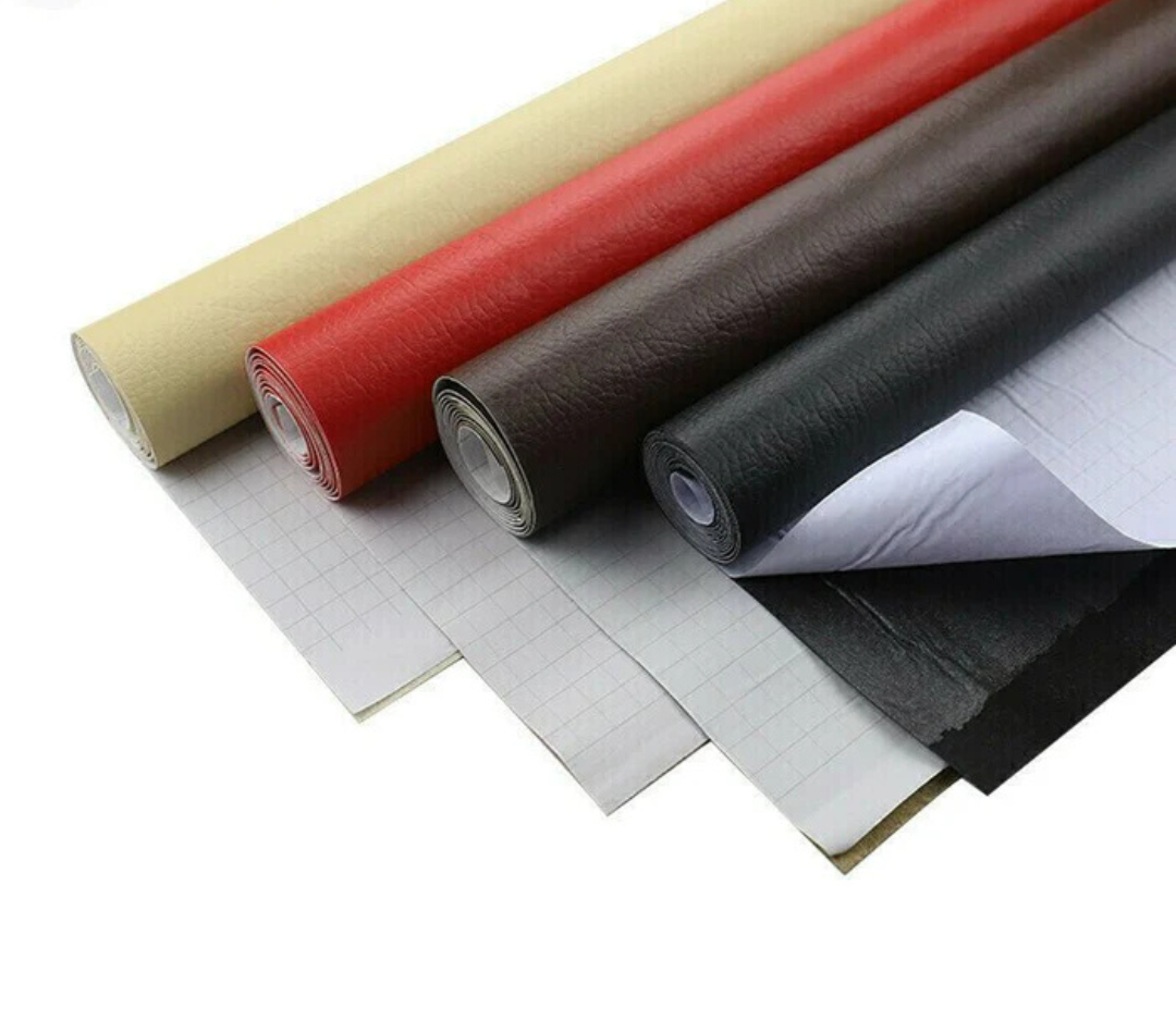 Patch de réparation auto-adhésive en cuir pour rayures et déchirures sur les meubles