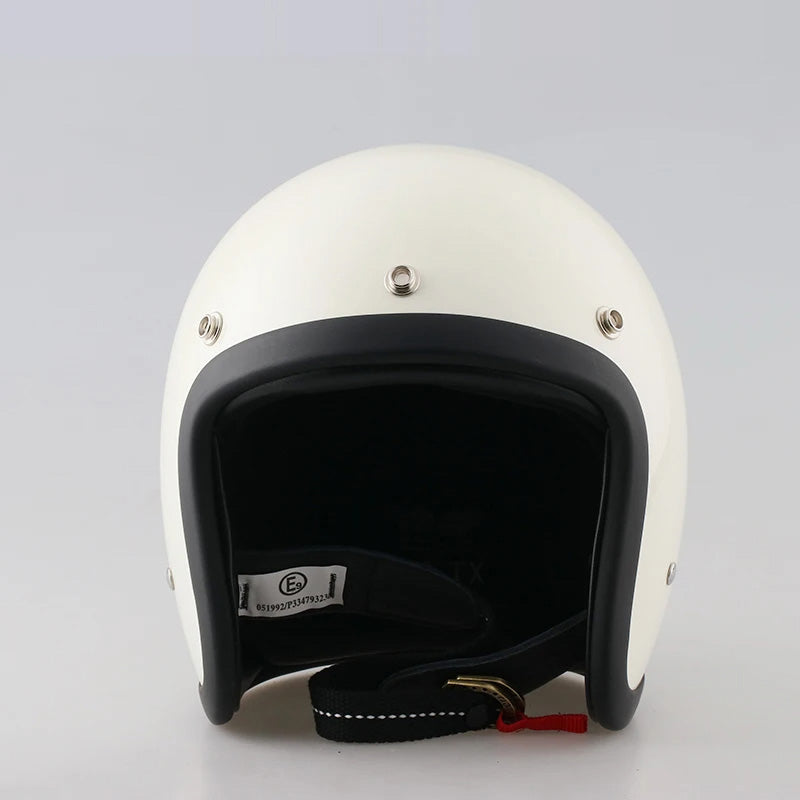 Casque style rétro avec certification DOT et ECE pour les motards modernes