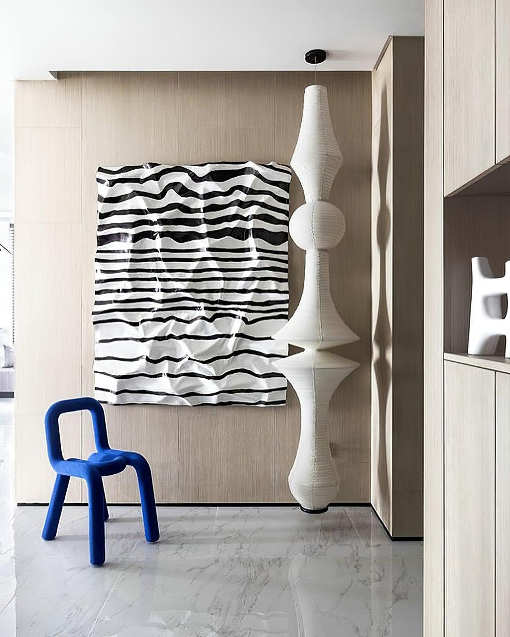 Washi Paper E Pendant Light | Ormexis