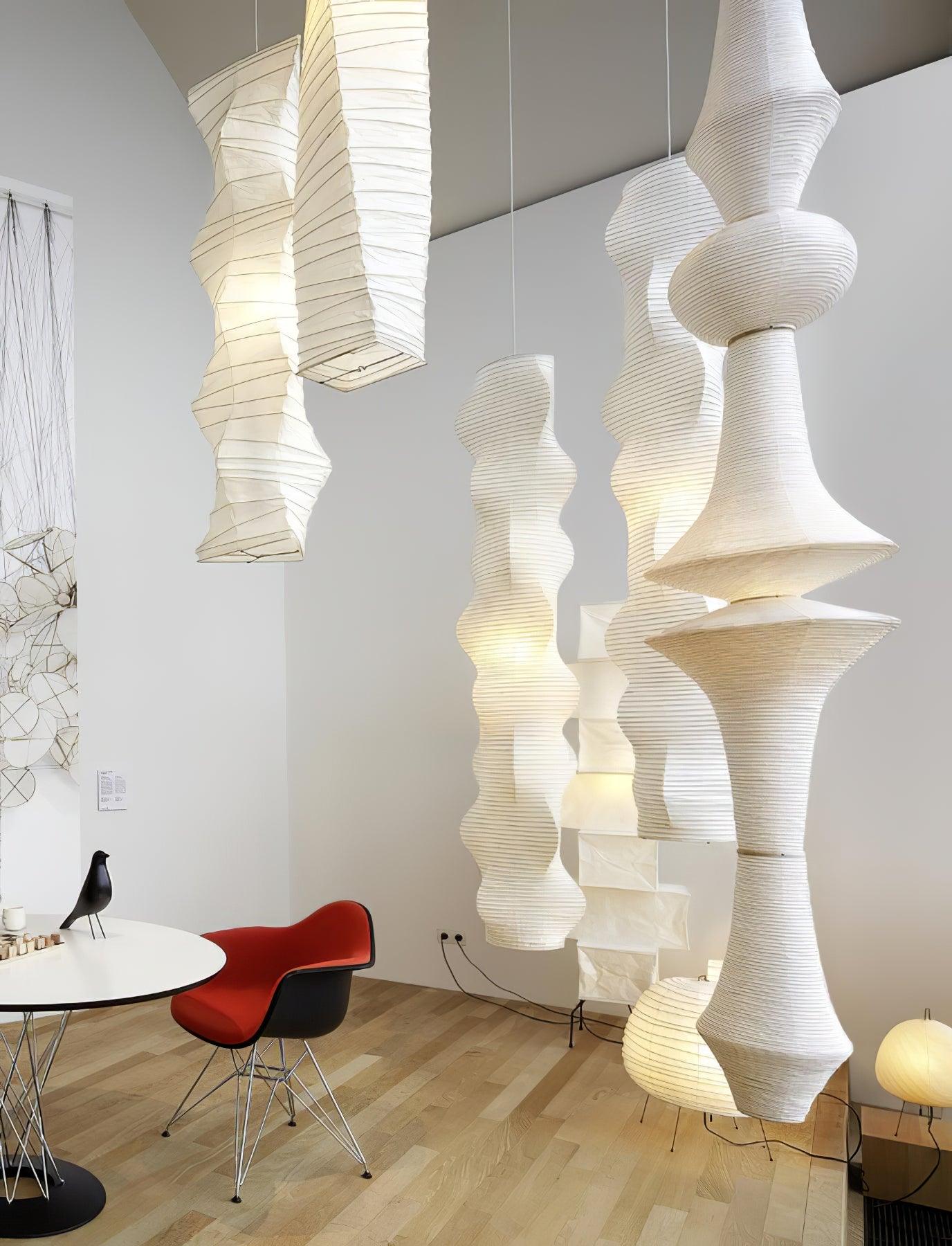 Washi Paper E Pendant Light | Ormexis