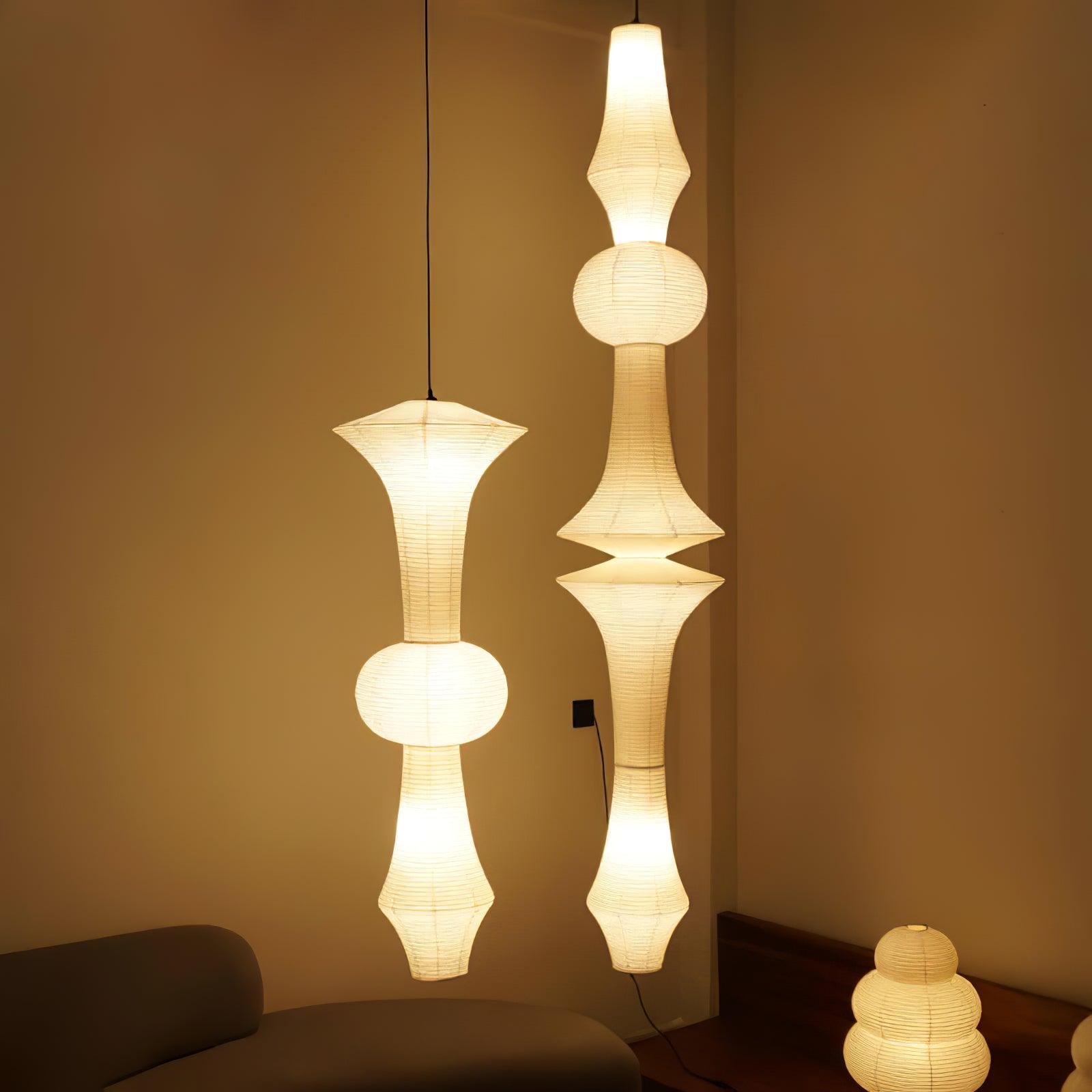 Washi Paper E Pendant Light | Ormexis
