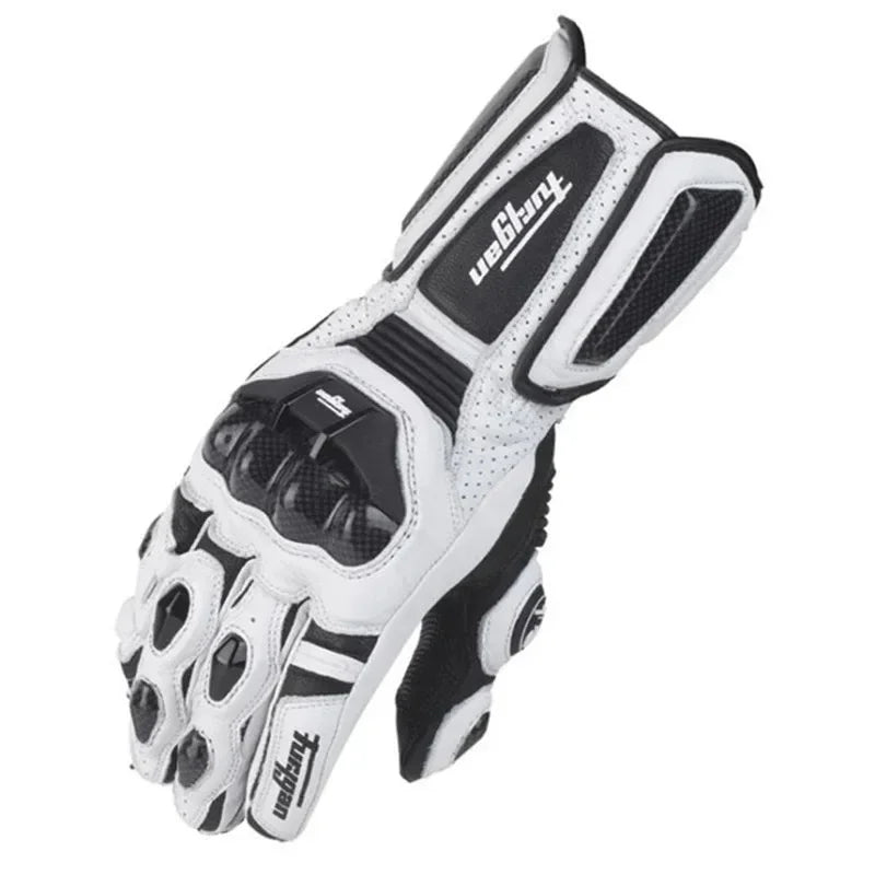 Rukavice RidePro Carbon z kůže s ochranou z uhlíkových vláken, voděodolné, kompatibilní s dotykovými obrazovkami