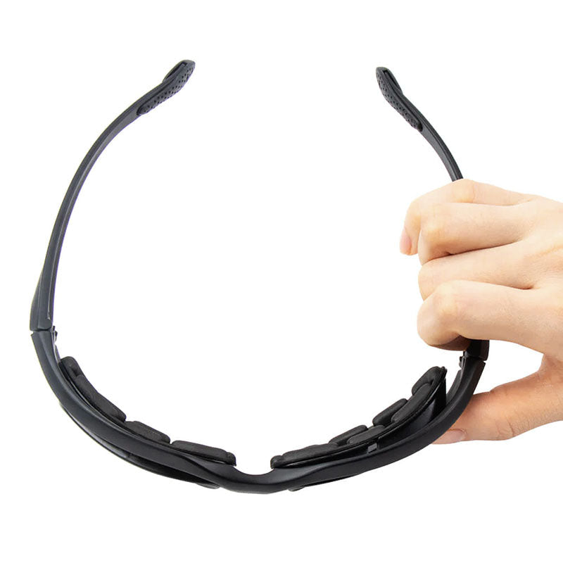 Occhiali da sole da motociclista Rider's Choice polarizzati UV400 con vestibilità sicura