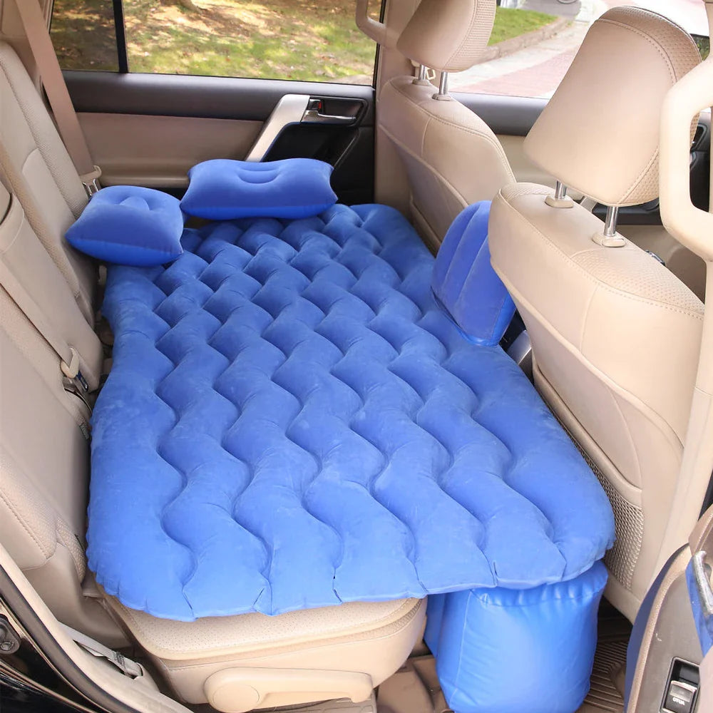 RoadRest univerzální autový matrac s polštáři a opravnou sadou pro pohodlí na cestách