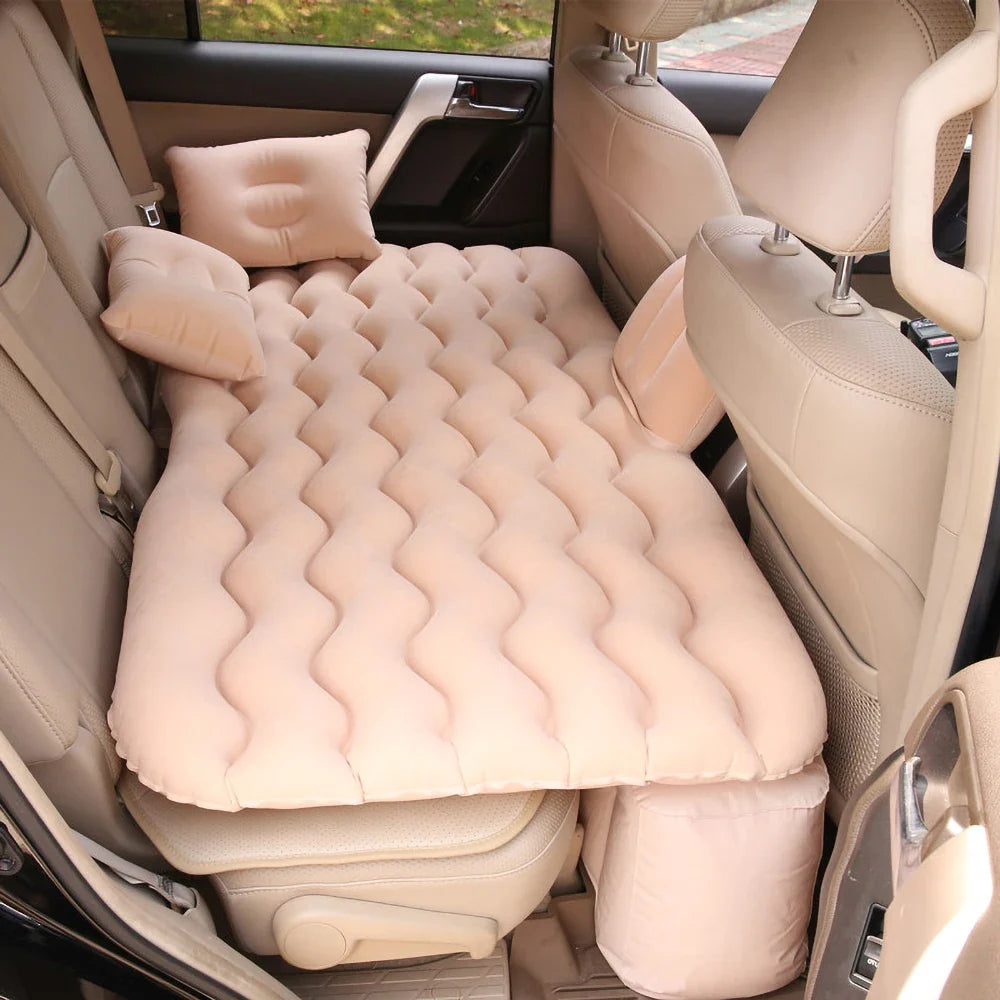 RoadRest univerzální autový matrac s polštáři a opravnou sadou pro pohodlí na cestách