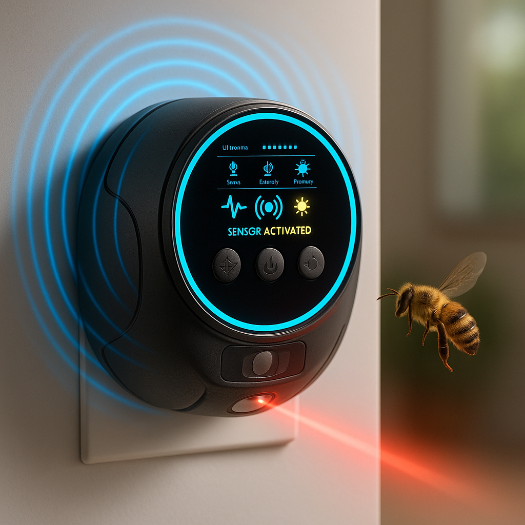 Rodent Defense Ultrasonic Mouse Deterrent With Quiet Operation Plug In Coverage 3200 Sq Ft