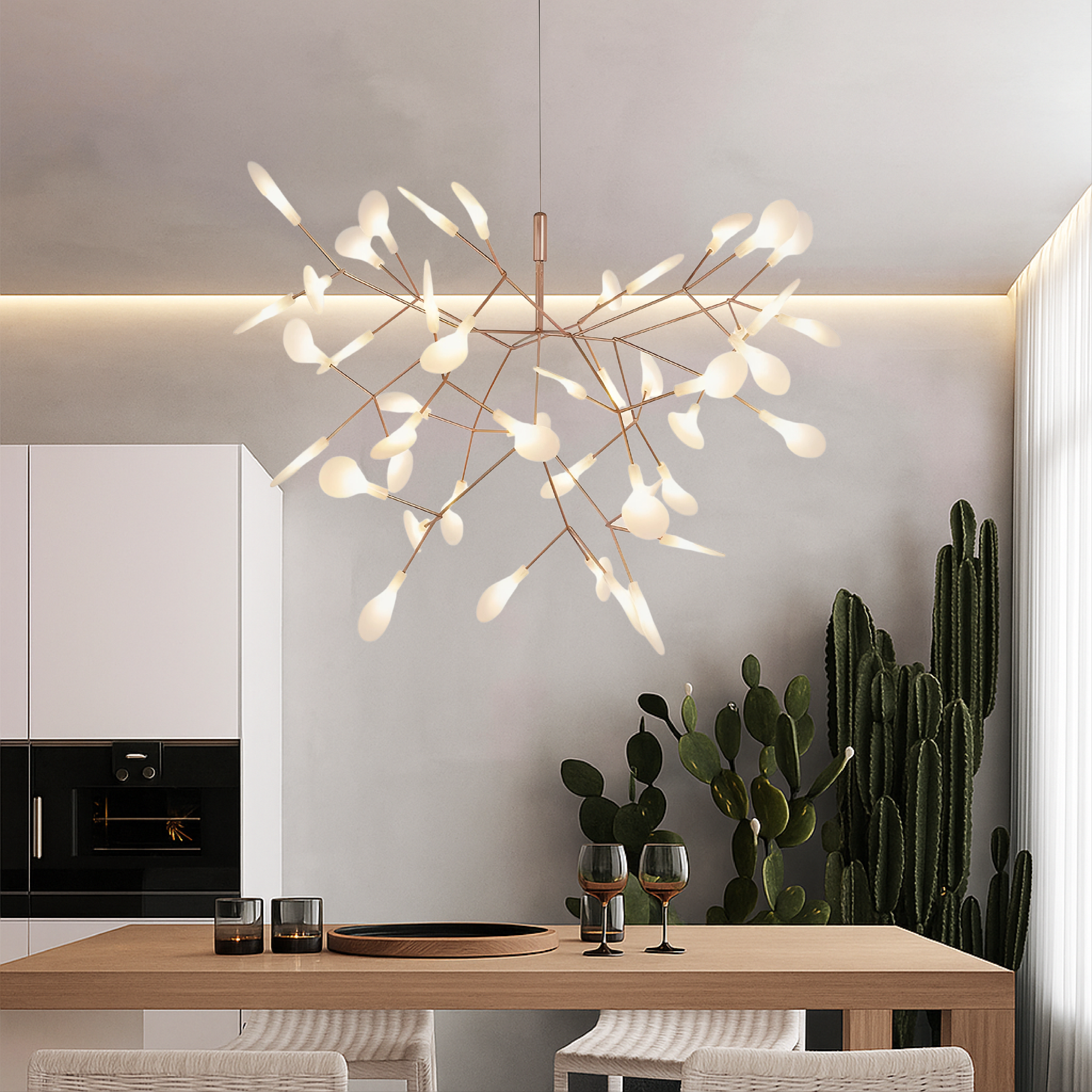 Lampa wisząca Aurora Branch | Ormexis