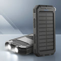 Robust solcellepowerbank 20000mAh udendørs oplader med to USB-porte