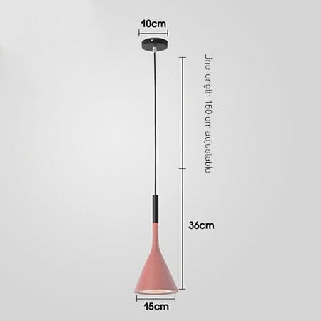 Lampa suspendată minimalistă Liora cu cablu reglabil pentru orice spațiu