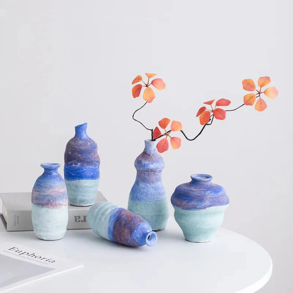 Sky Wash Ceramic Vase | Ormexis