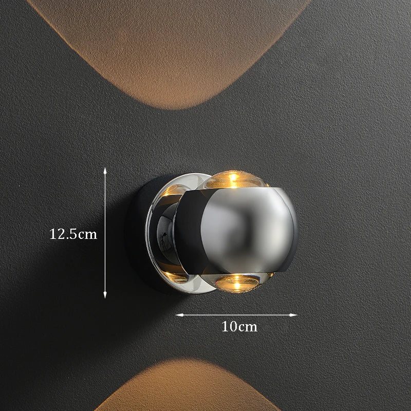 Zenith Brass Orb Sconce | Ormexis