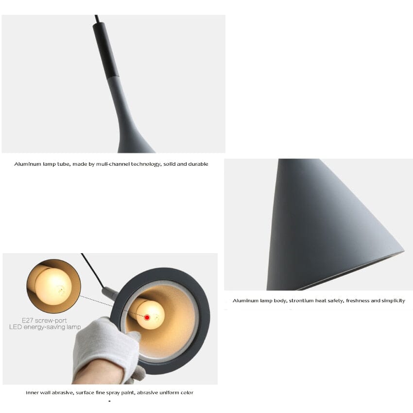 Lampa suspendată minimalistă Liora cu cablu reglabil pentru orice spațiu