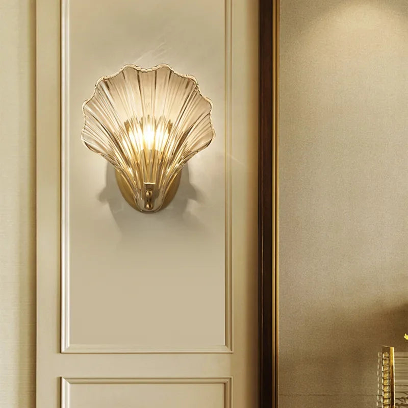 Art Nouveau Shell Wall Sconce | Ormexis