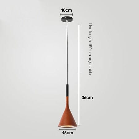 Lampa suspendată minimalistă Liora cu cablu reglabil pentru orice spațiu
