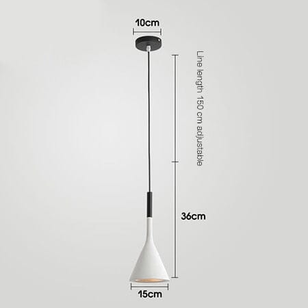 Lampa suspendată minimalistă Liora cu cablu reglabil pentru orice spațiu