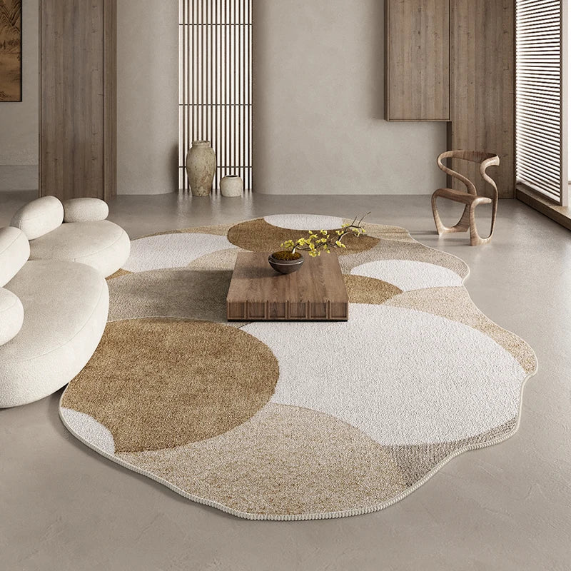 Abstract Patchwork Contour Area Rug | Ormexis