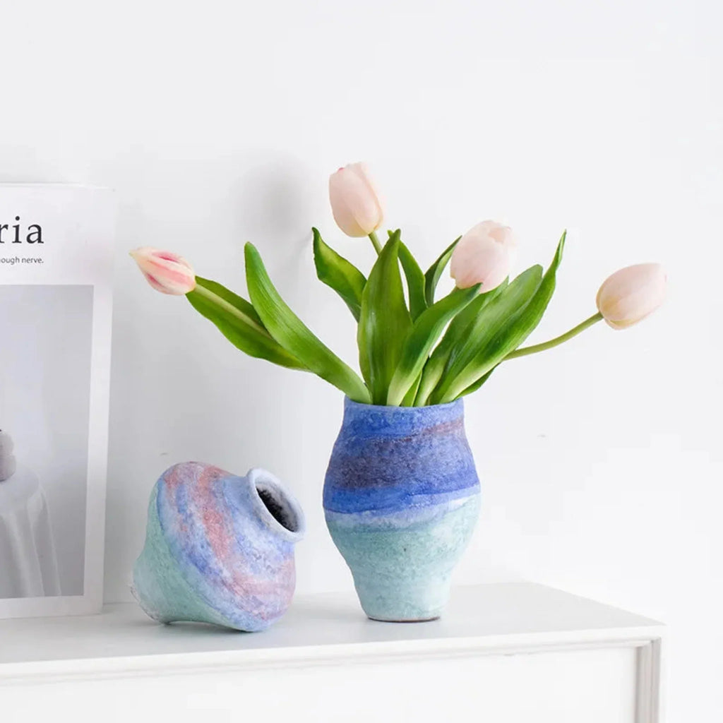 Sky Wash Ceramic Vase | Ormexis