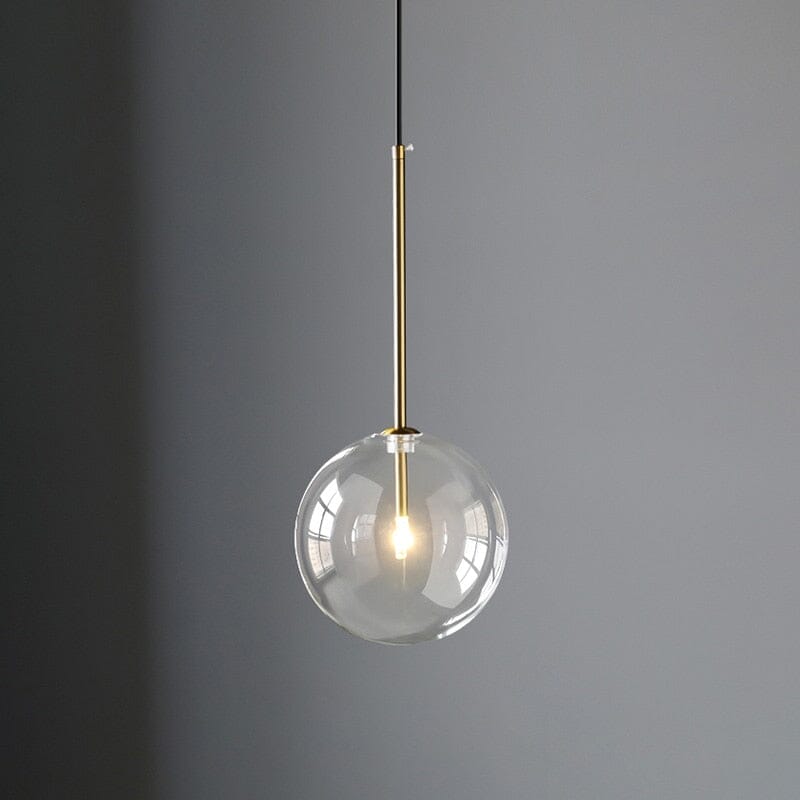 Suspensions en globe de verre pour cuisines et chambres modernes