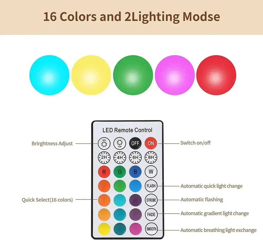 Lampada LED AeroGlobe Solar Sphere con cambio colore per piscine e giardini all'aperto