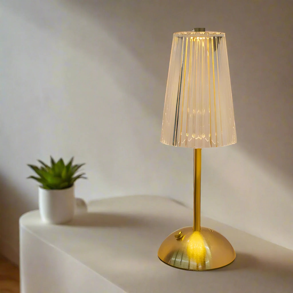 Stolní lampa z prizmatického skla | Ormexis