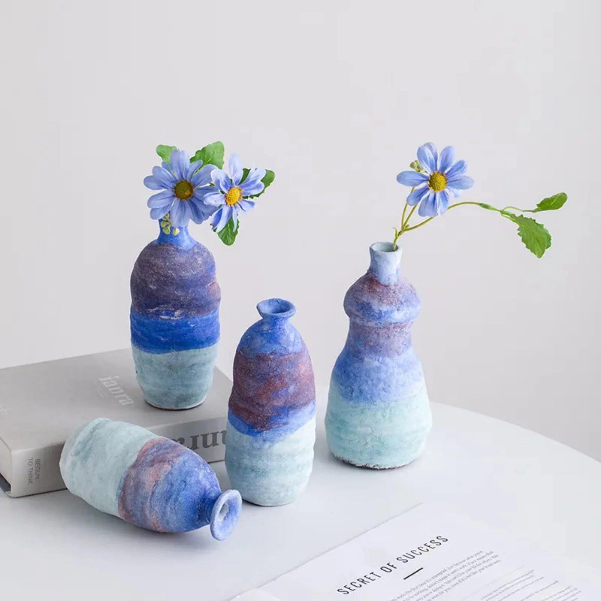 Sky Wash Ceramic Vase | Ormexis
