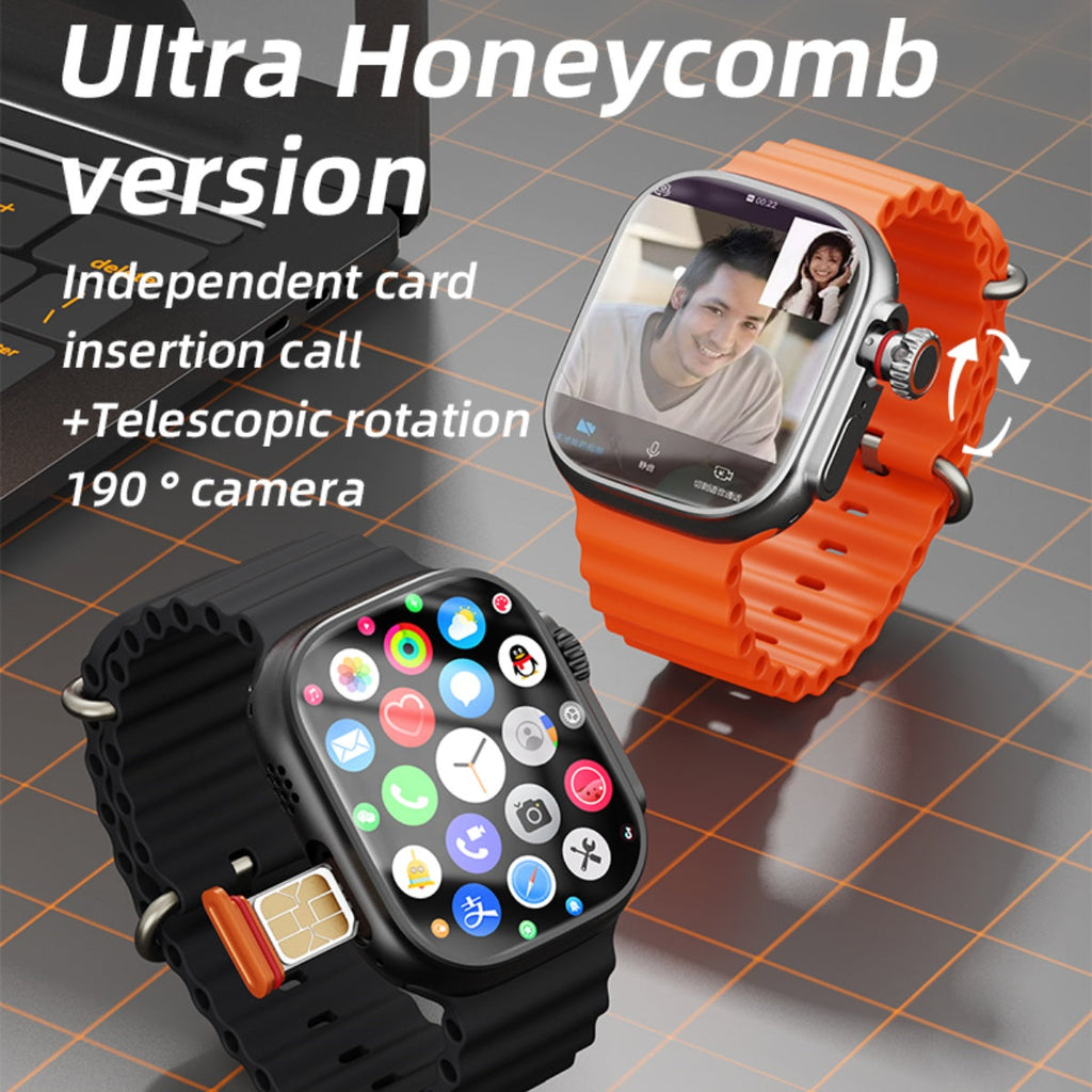 S9 Ultra 4G Smartwatch With AMOLED Display And Rotating Camera For Seamless Connectivity