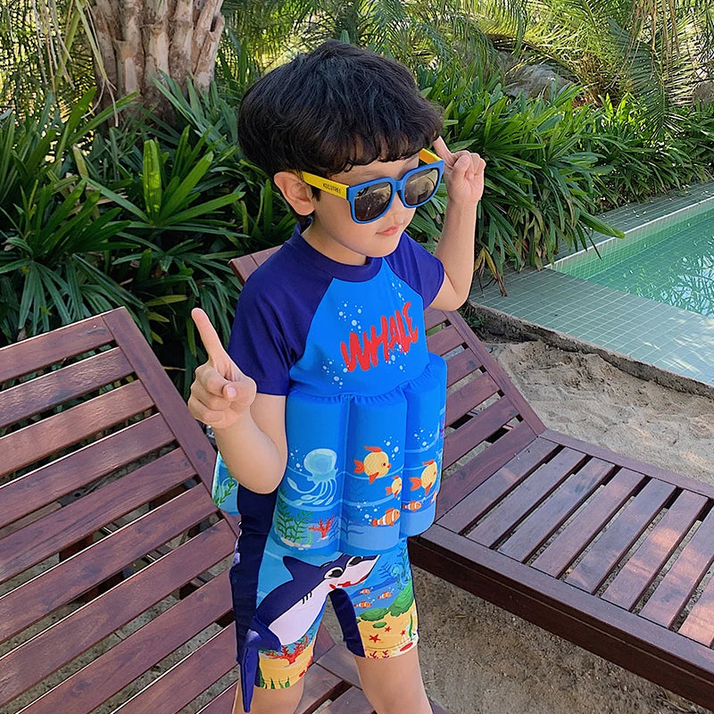 Gilet de sauvetage flottant SafeSwim pour enfants avec ajustement réglable et confort