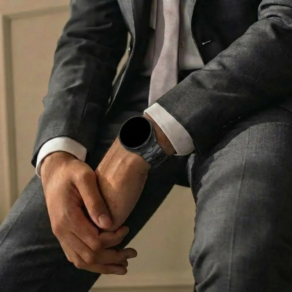 Samsung Galaxy Watch 6 Classic Schwarzes Stahlarmband, 47 mm
