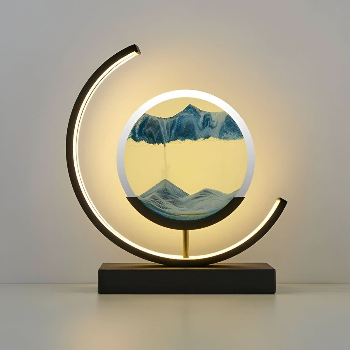 Písečná lampa Sand Glow s uklidňujícím pohybem a náladovým osvětlením