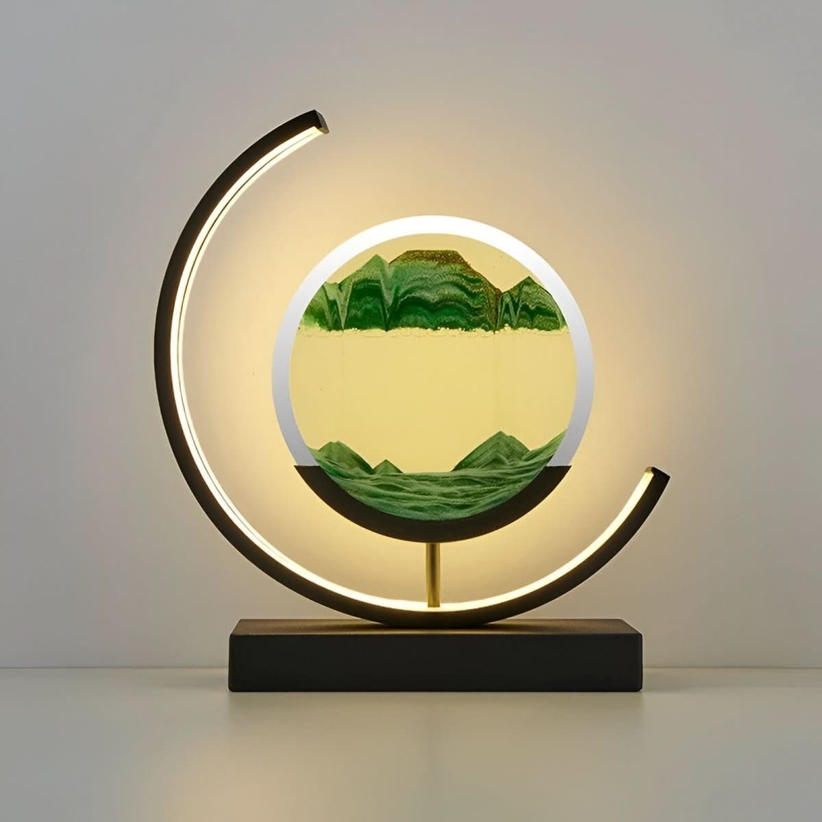 Písečná lampa Sand Glow s uklidňujícím pohybem a náladovým osvětlením