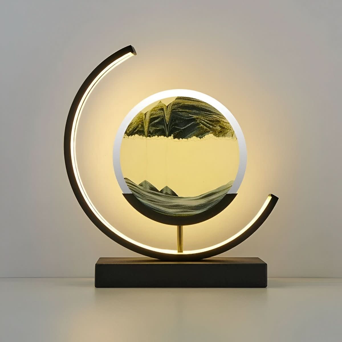 Písečná lampa Sand Glow s uklidňujícím pohybem a náladovým osvětlením