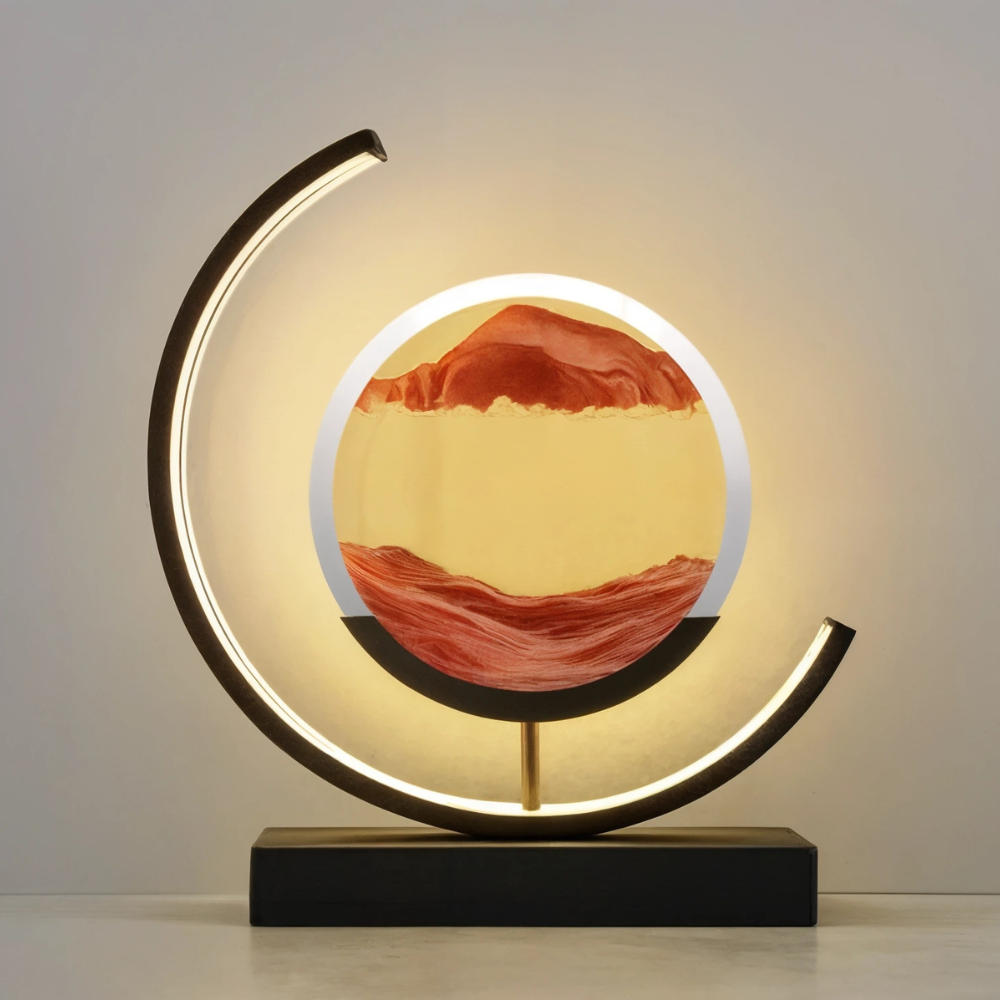 Sands Of Time Table Lamp With LED Soft Ambient Glow