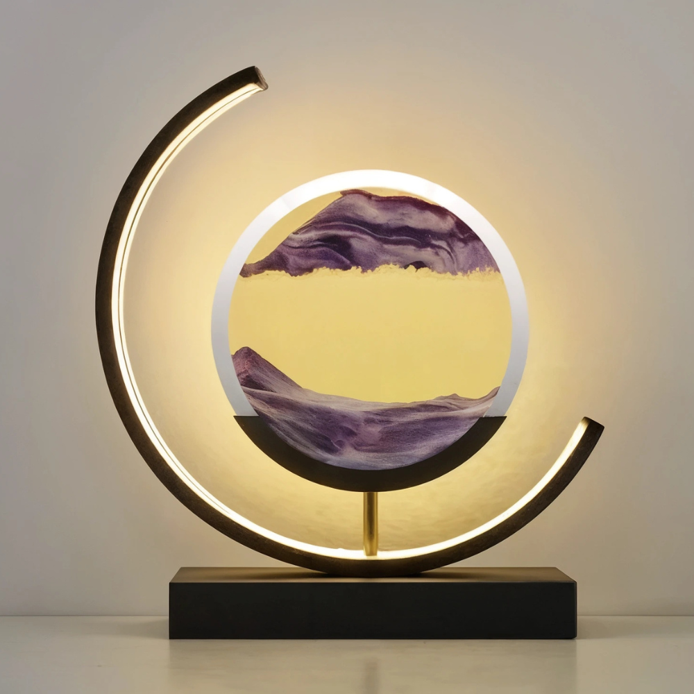 Sands Of Time Table Lamp With LED Soft Ambient Glow