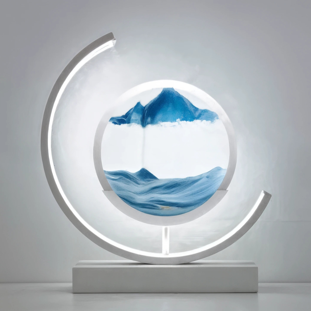 Sands Of Time Table Lamp With LED Soft Ambient Glow