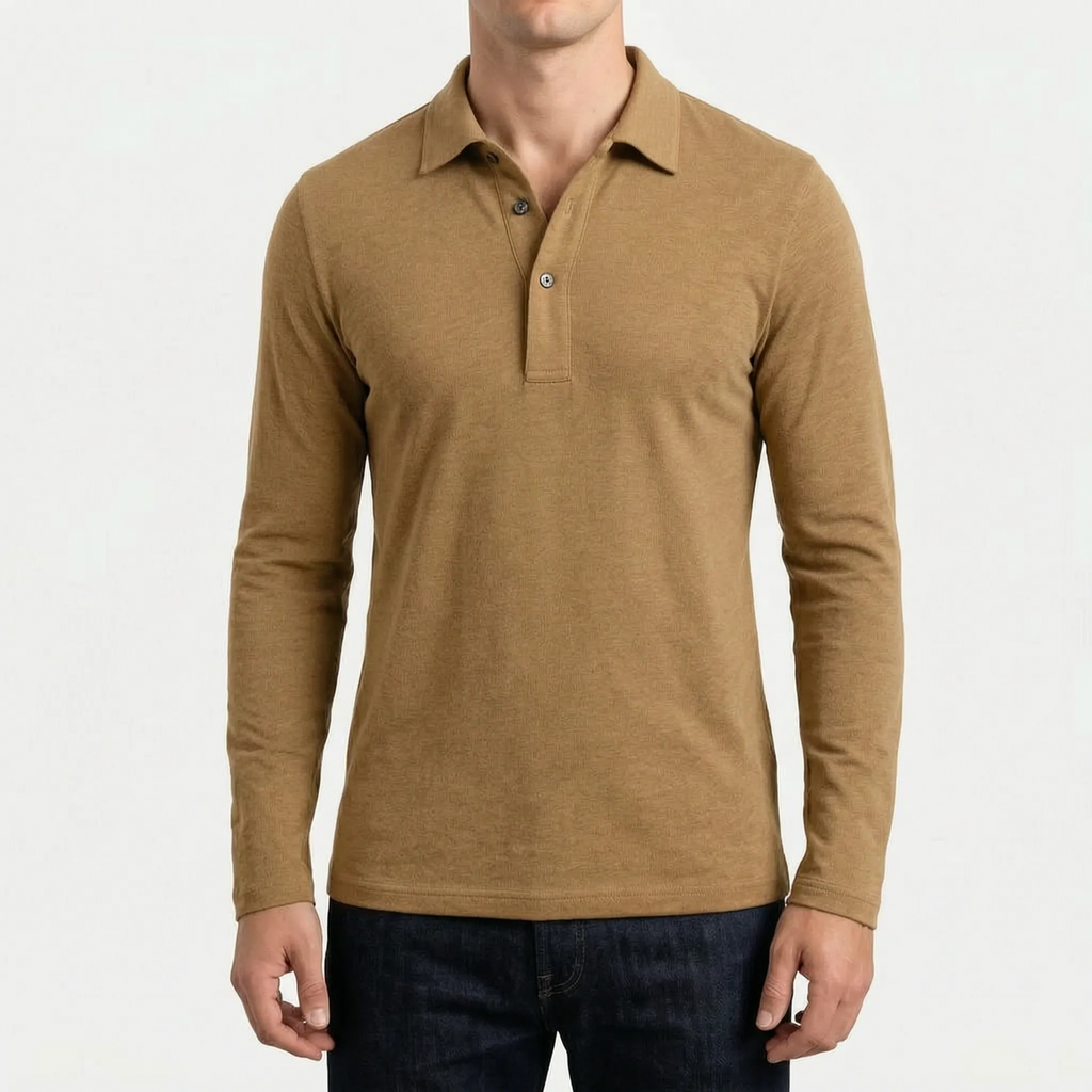 Langærmet Polo Shirt - Arbejdsdagsstil - Ormexis
