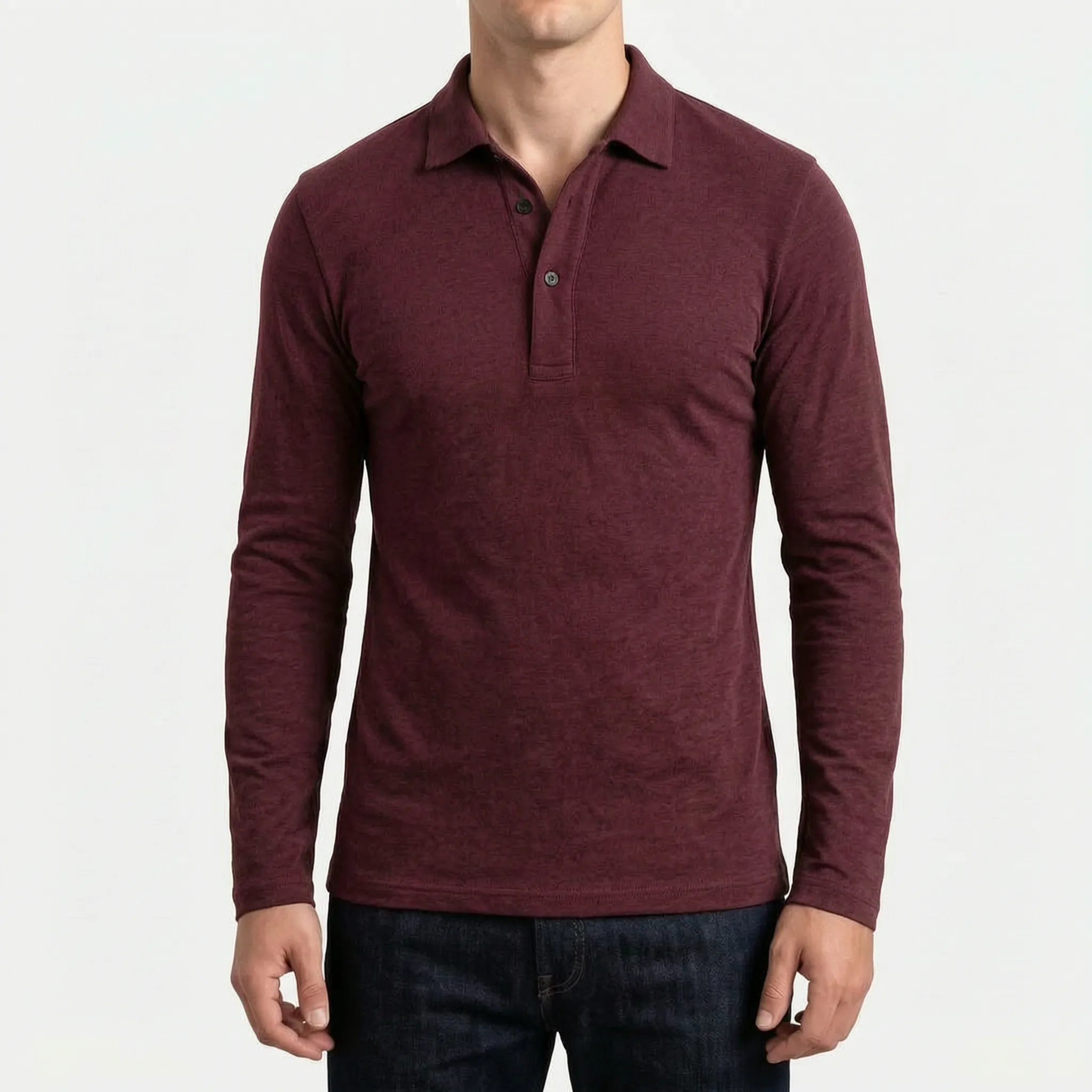 Langærmet Polo Shirt - Arbejdsdagsstil - Ormexis