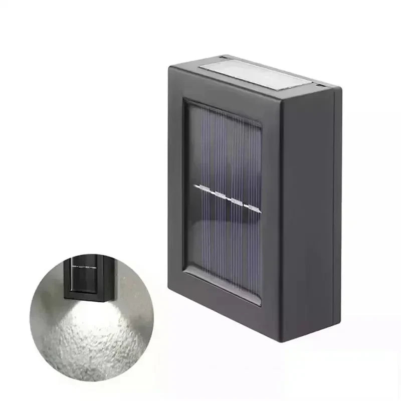 Lampă solară contemporană de perete, rezistentă la apă | Ormexis
