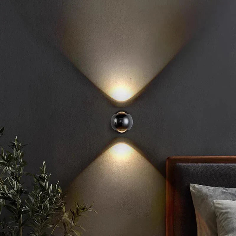 Zenith Brass Orb Sconce | Ormexis